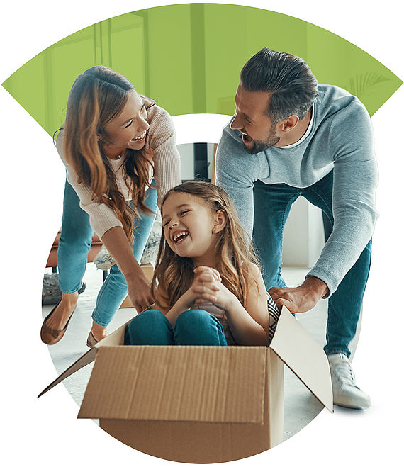 Wohnen für die ganze Familie - ÖSW - Öko Soziales Wohnen Wien/Kärnten © stock.adobe gstockstudio